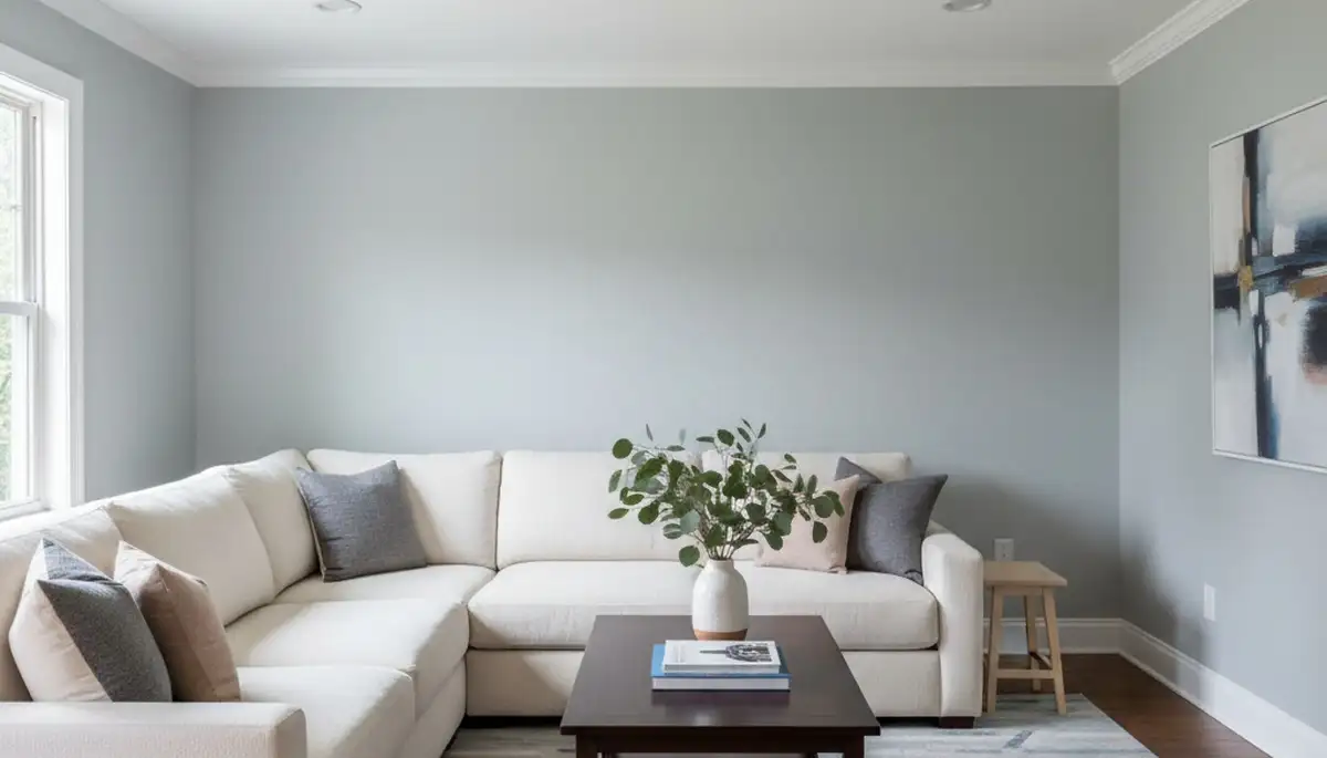 Finished interior painting in Atlanta, GA showcasing smooth walls and professional house painter results