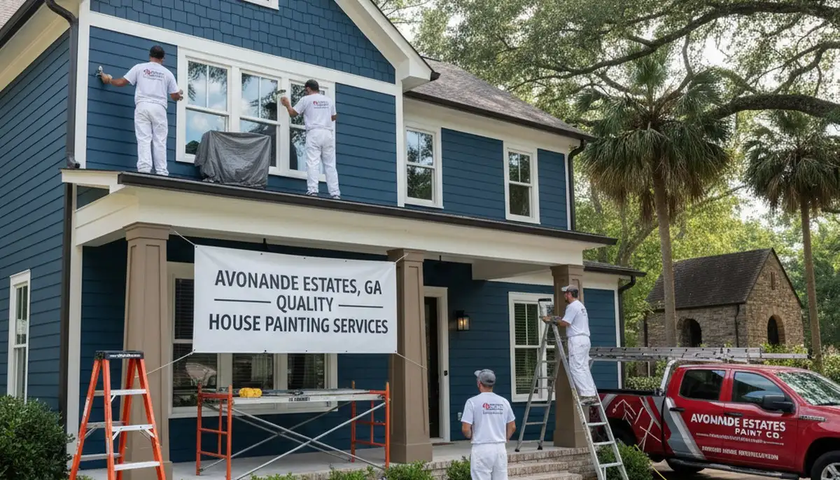 Atlanta, GA exterior house painting by professional painters for homes and residential exteriors