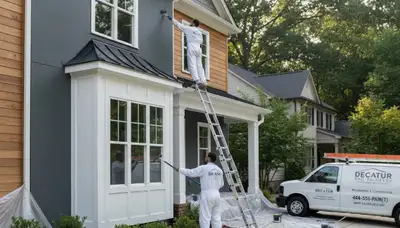 Professional exterior house painting service in Atlanta GA by expert local painters