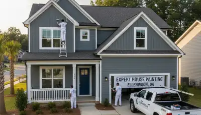 Atlanta, GA exterior house painting service for professional residential property painting
