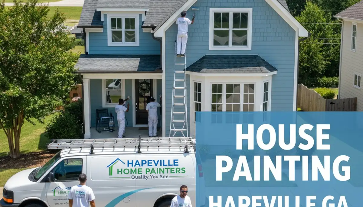 Atlanta, GA exterior house painting by professional residential painters
