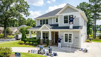 Professional exterior house painters in Atlanta GA providing quality residential painting services