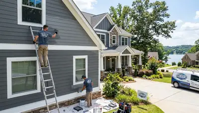 Professional exterior house painting service in Atlanta GA by expert local painters
