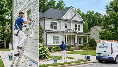 Professional exterior house painting service in Atlanta GA by expert painters