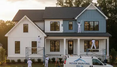 Exterior house painting service in Atlanta, GA for professional home exterior repainting
