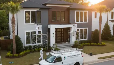 Professional exterior house painting service in Atlanta, GA by expert local painters