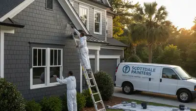 Professional exterior house painting service in Atlanta, GA by expert local painters