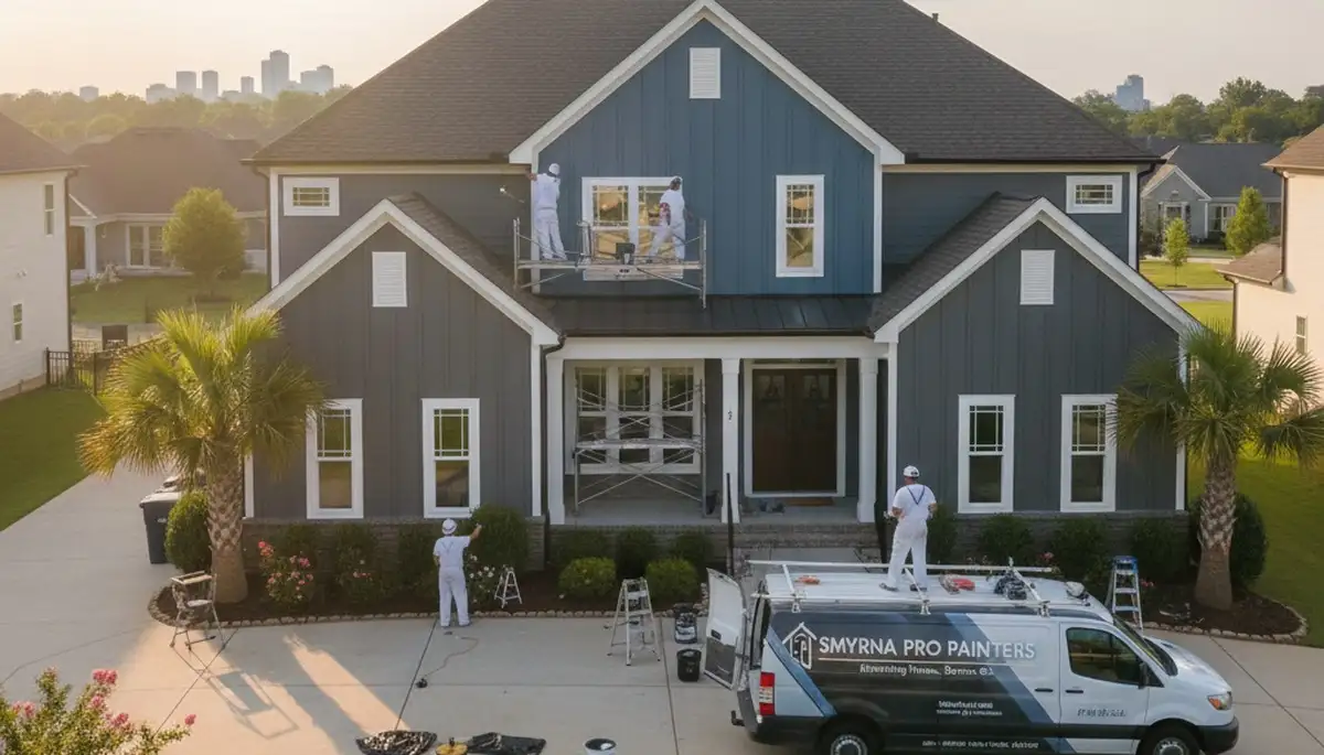 Atlanta, GA exterior house painting services by professional painters