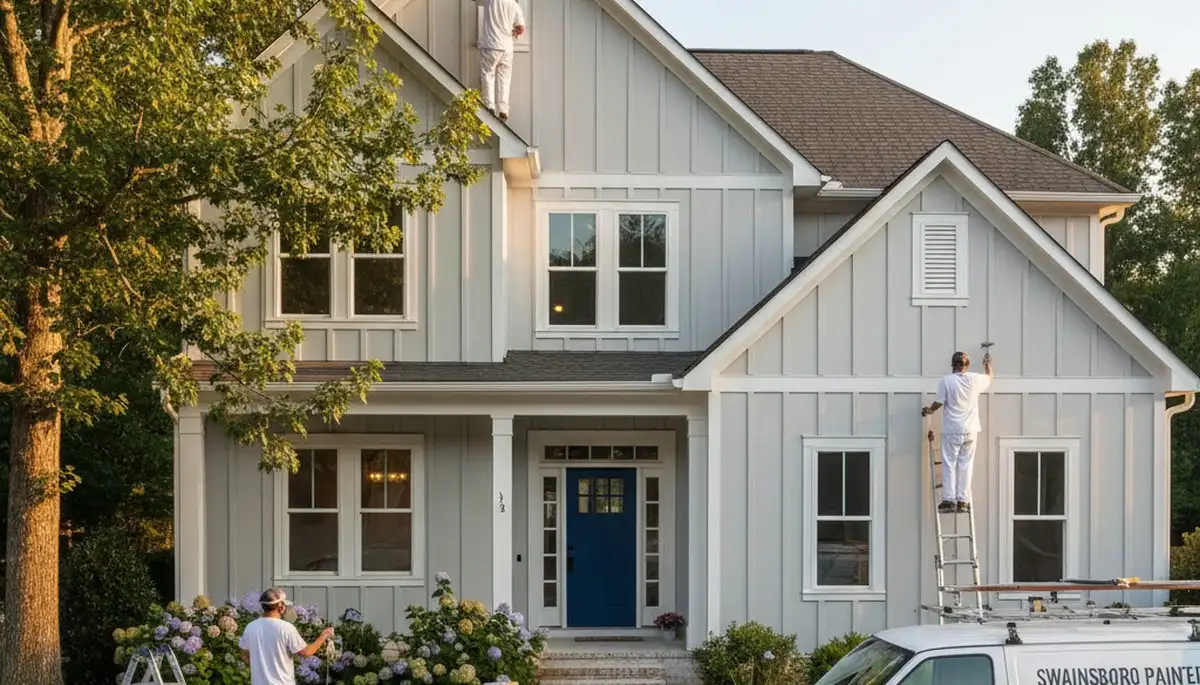 Atlanta, GA exterior house painting service for residential homes by professional painters
