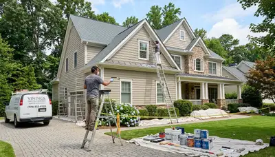 Professional exterior house painting service in Atlanta GA by expert painters
