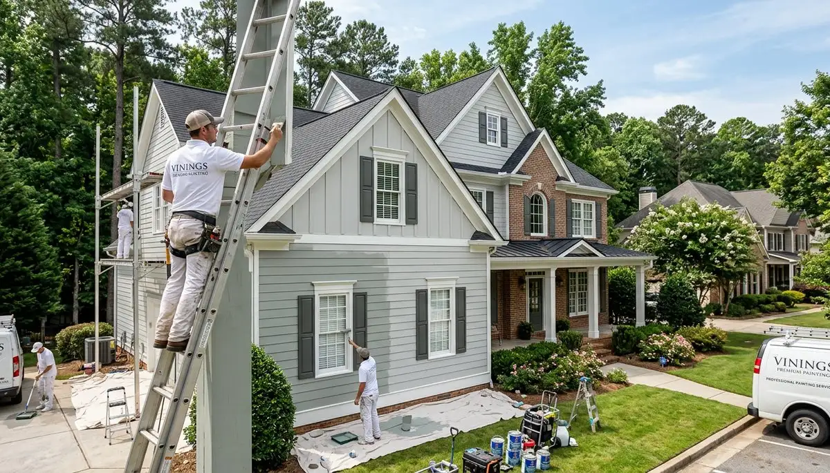 Professional exterior house painting service in Atlanta GA by expert local painters