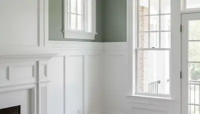 Professional interior trim painting in Atlanta, GA highlighting clean lines and detailed craftsmanship